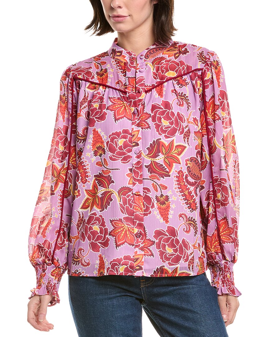 

Блузка с принтом FATE Fate, фиолетовый