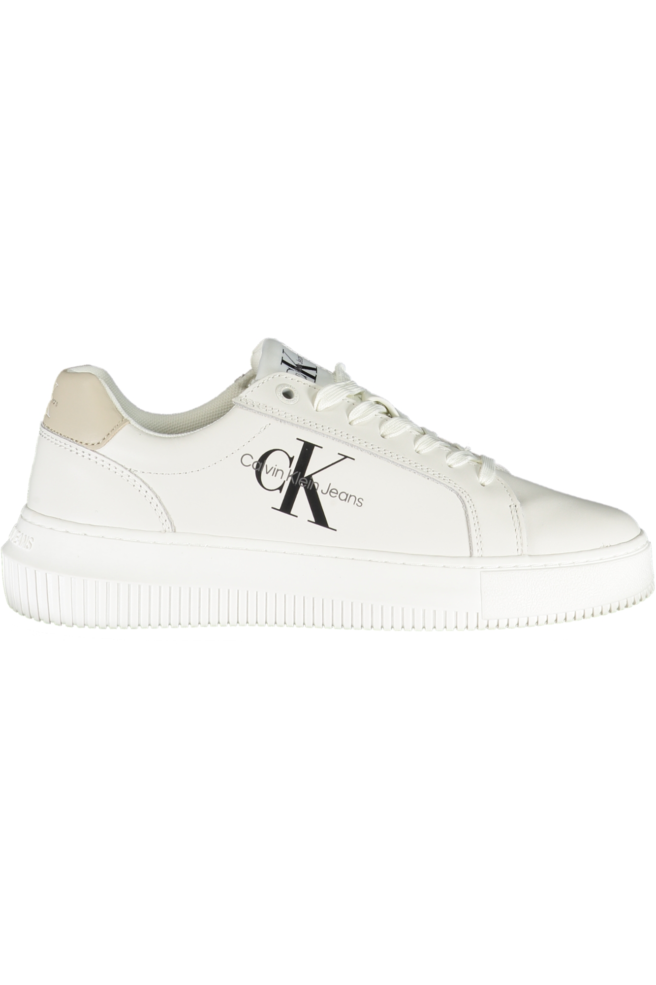 Кроссовки спортивные женские Calvin Klein, белый / кремовый / черный