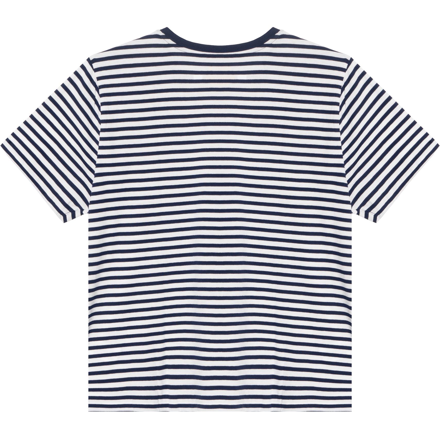 Футболка Polo Ralph Lauren Striped Cotton Jersey, синий — фото 3