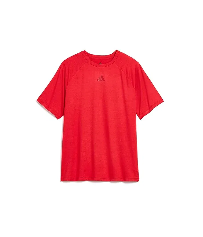 Футболка с реглан рукавом Raglan Poly Tee Adidas Kids, Pure Ruby Melange