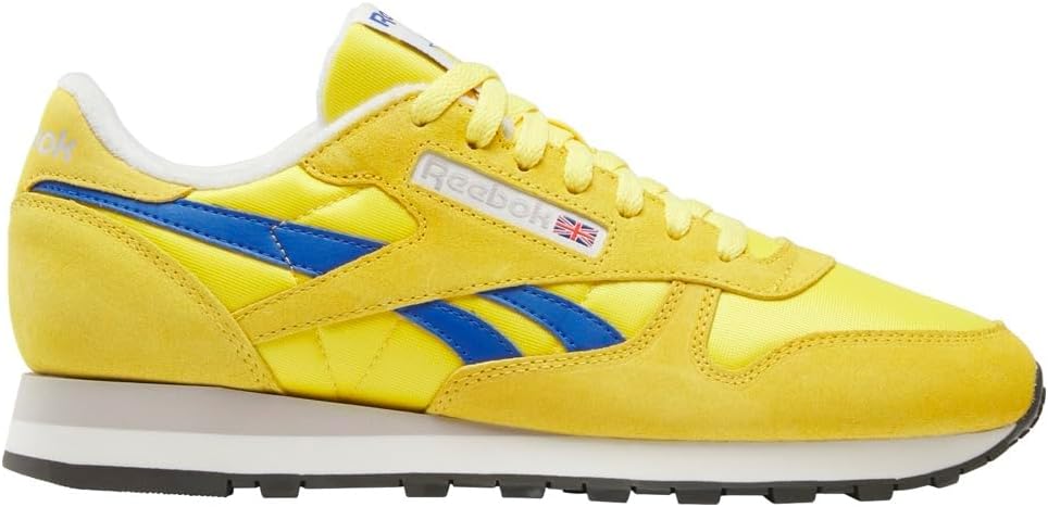 

Классические кожаные кроссовки для взрослых, унисекс V1 Reebok, синий/золотой