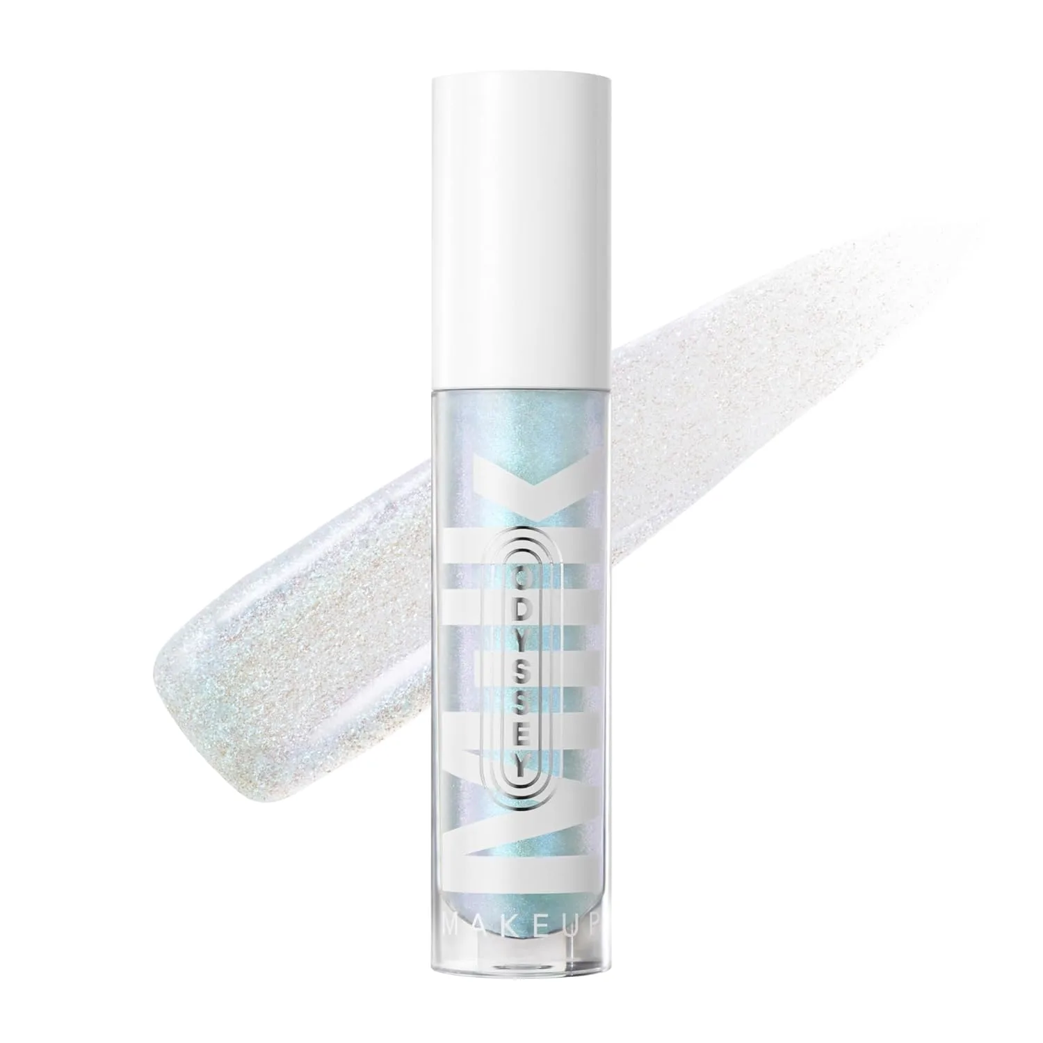 Блеск для губ Milk Makeup Odyssey - нелипкий, увлажняющий, полупрозрачный блеск с длительным сиянием - веганская формула, питает кожу благодаря маслу жожоба., Globetrot - Sky Blue Shimmer