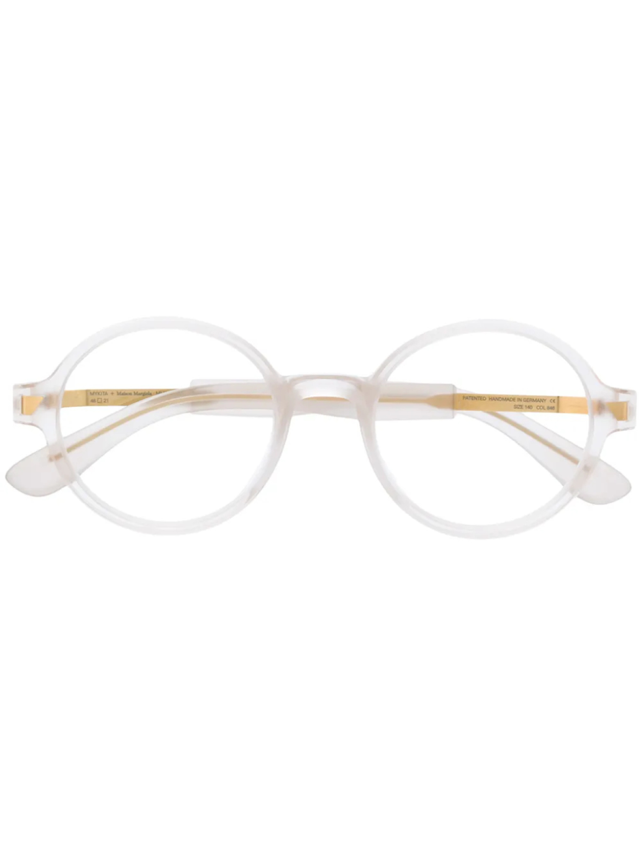 

MYKITA+MAISON MARGIELA очки в круглой оправе, нейтральный