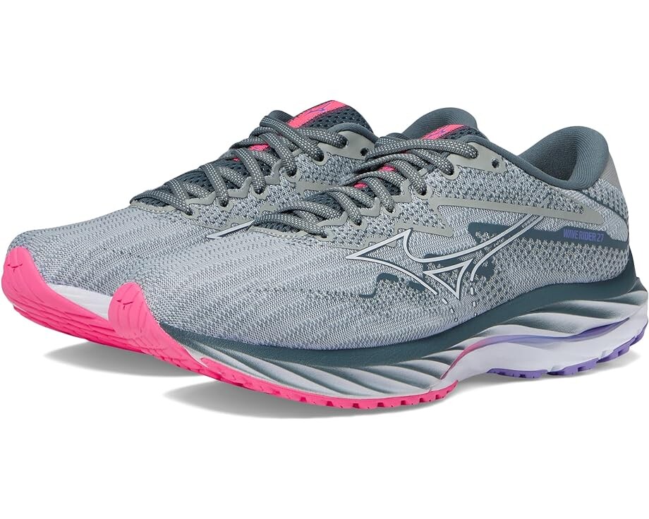 

Кроссовки Mizuno Wave Rider 27, цвет Pearl Blue/White
