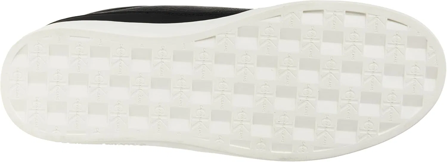 Мужские классические низкие кроссовки Calvin Klein LTH ML Fad Ym0ym00885 с чашеобразной подошвой Calvin Klein Jeans, Black, Bright White — фото 2