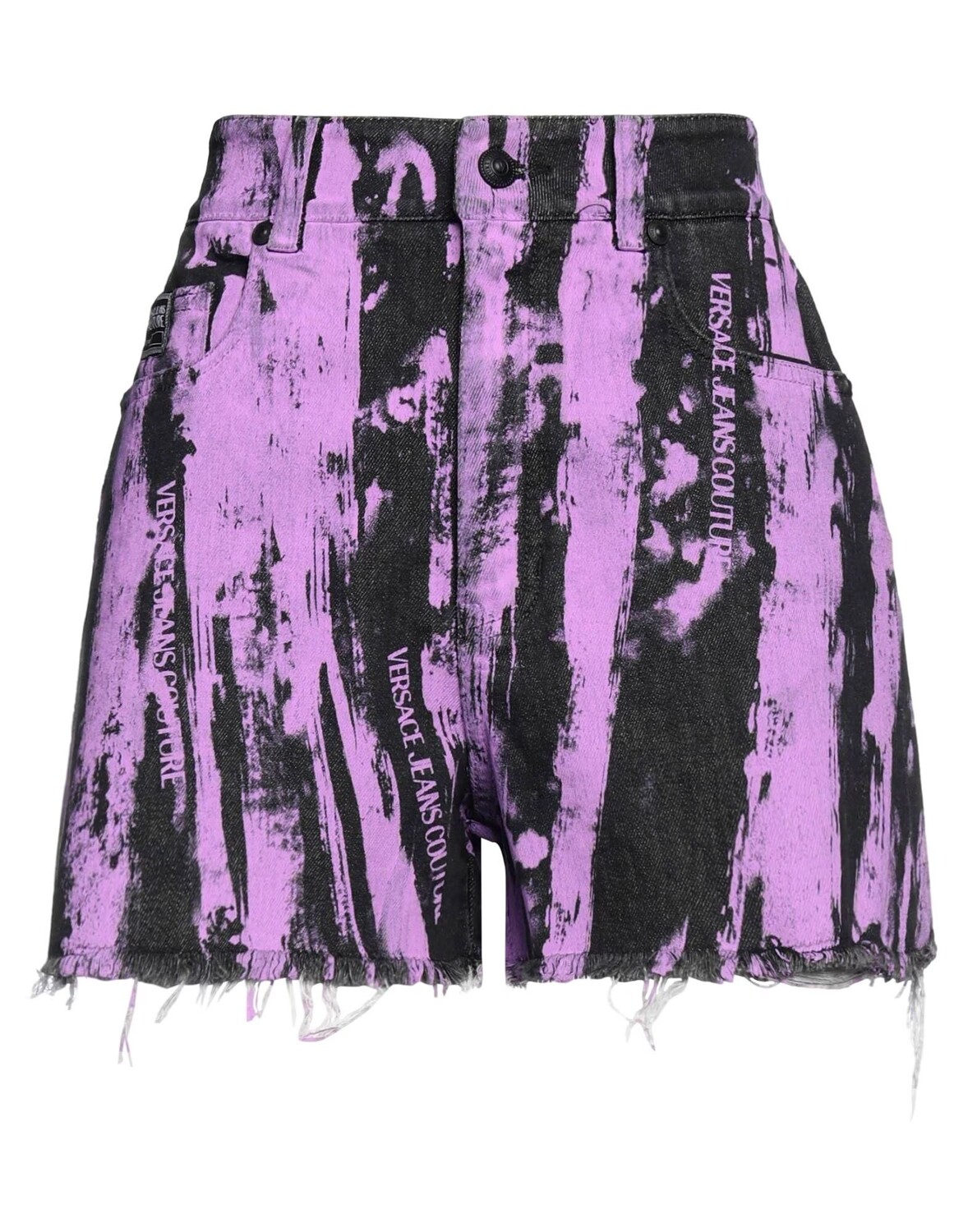 

Шорты Versace Jeans Couture, фиолетовый