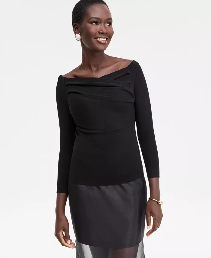 

Женский свитер с капюшоном I.N.C. International Concepts, черный