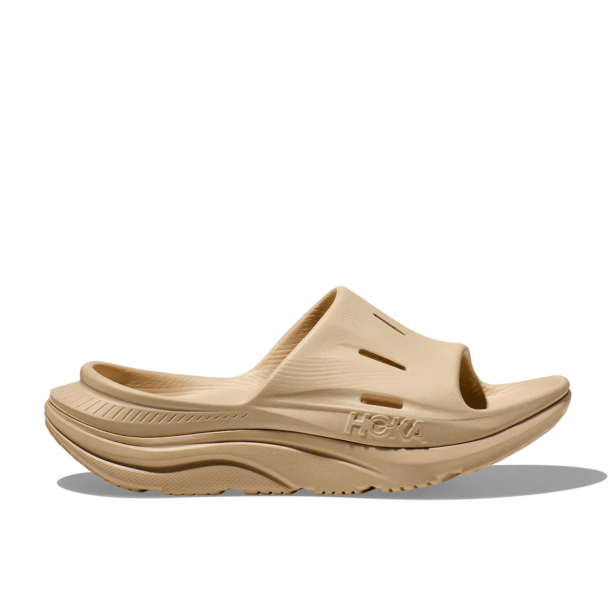 

ORA RECOVERY SLIDE 3 Hoka унисекс повседневные сандалии, бежевый