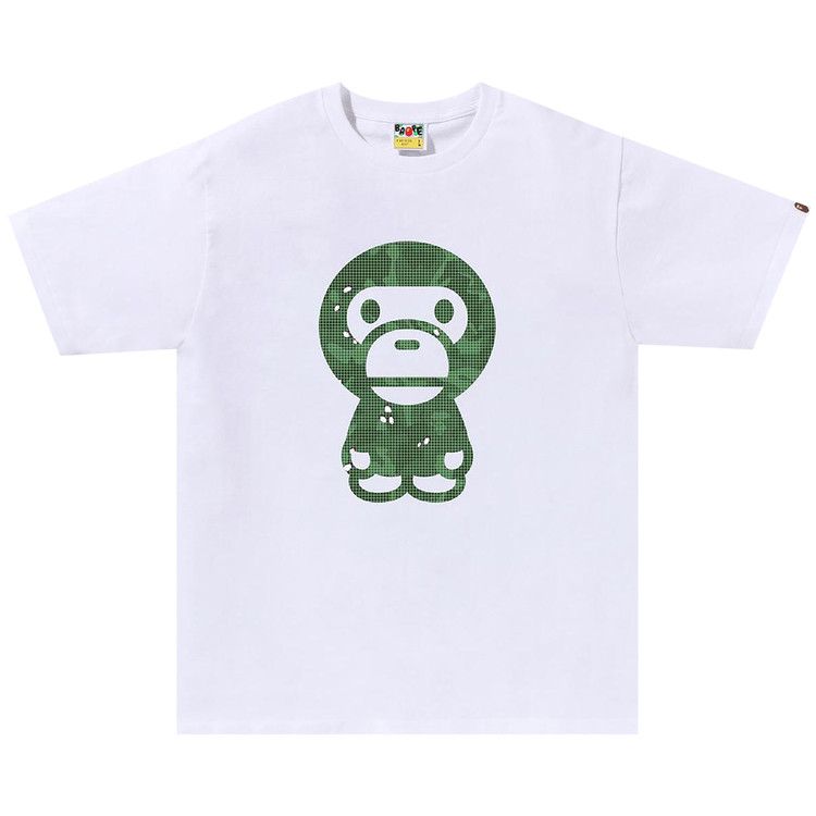 

Футболка BAPE Bitmap Big Baby Milo Tee, White