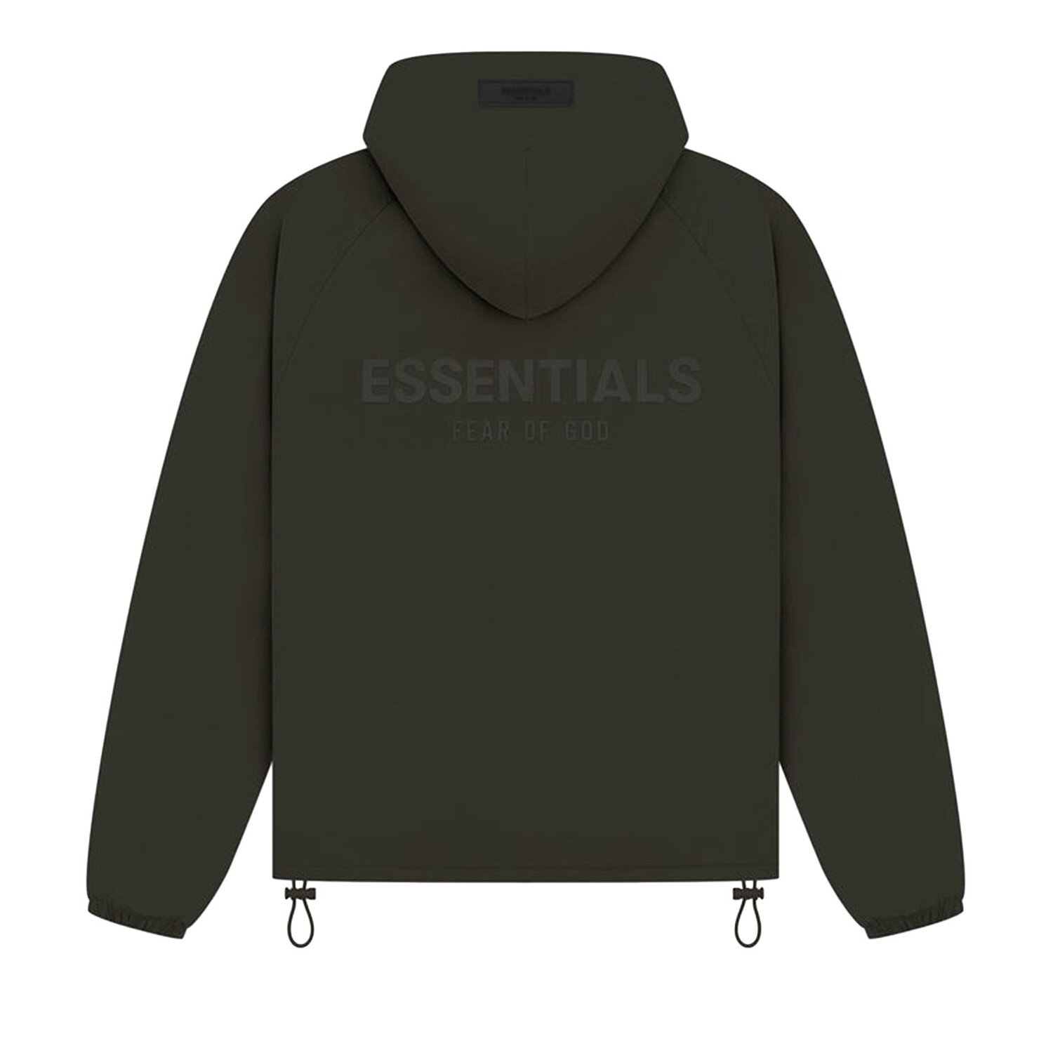Детская куртка на молнии Fear of God Essentials Off Black — фото 2