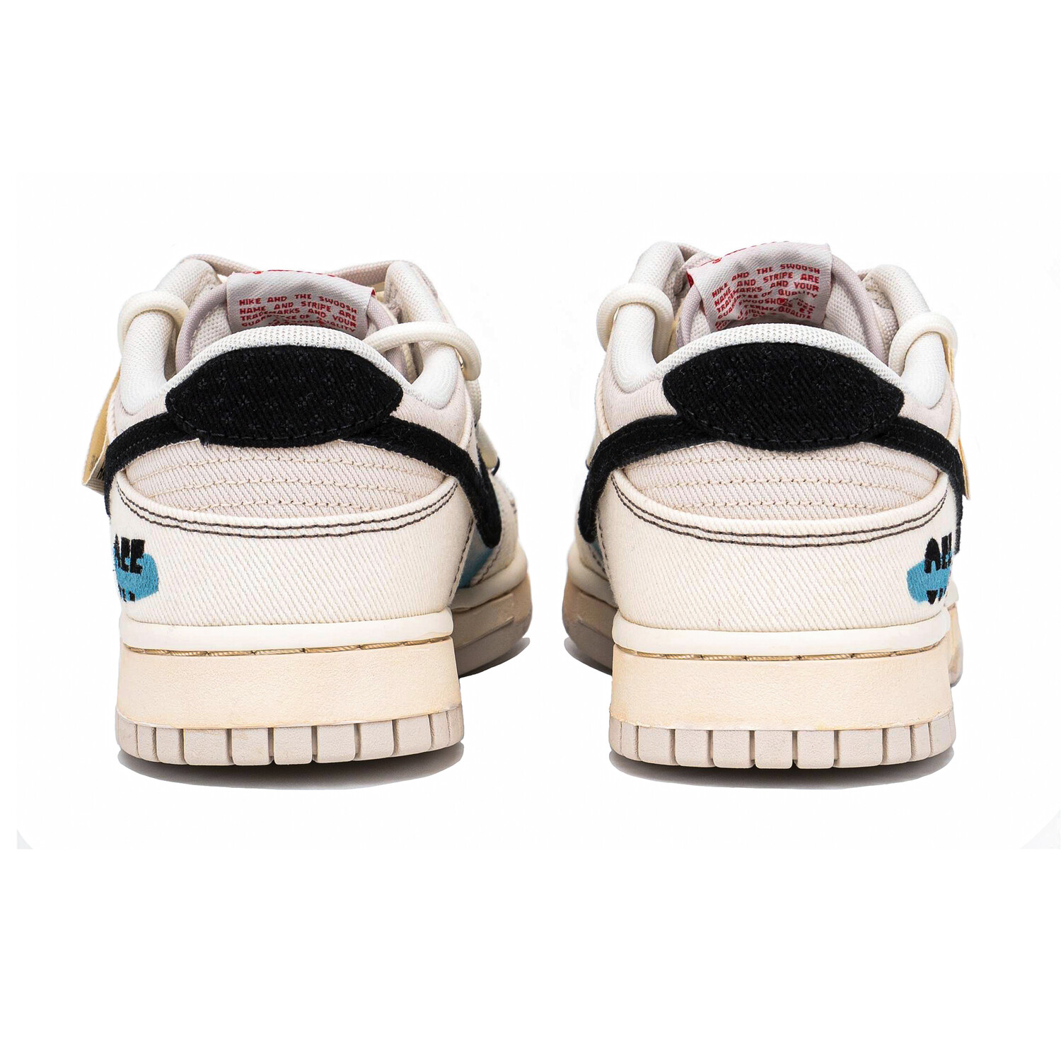 

Кроссовки Nike Dunk Skateboard Shoes Unisex Low-Top Beige Blue