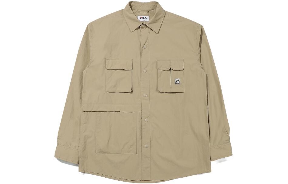 

Мужская рубашка ФИЛА FILA, цвет Brown