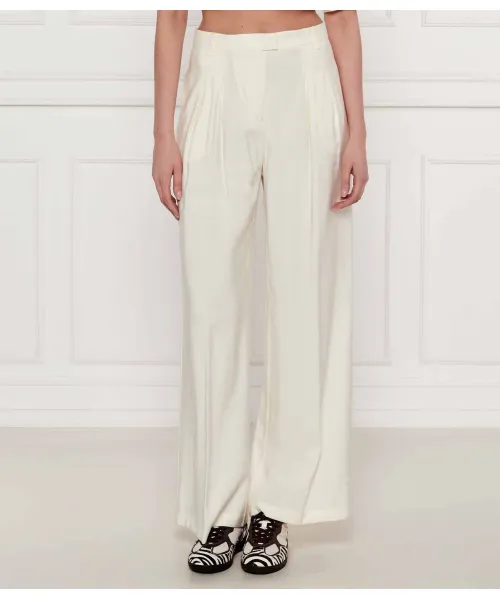 

Брюки Flare fit Patrizia Pepe, белый