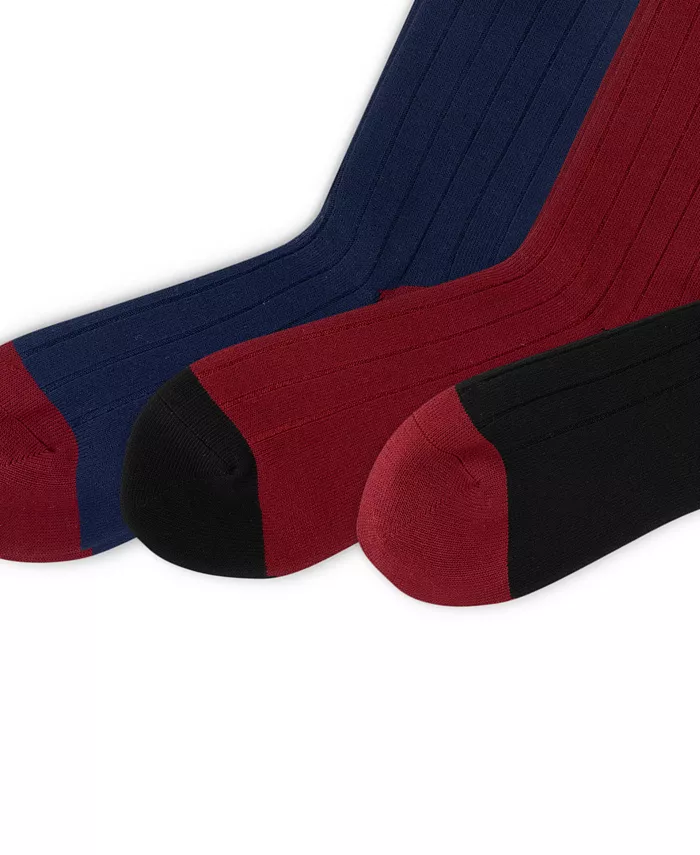 Мужские махровые носки-следки Soft Touch Rib, 3 пары Polo Ralph Lauren, розовый — фото 2