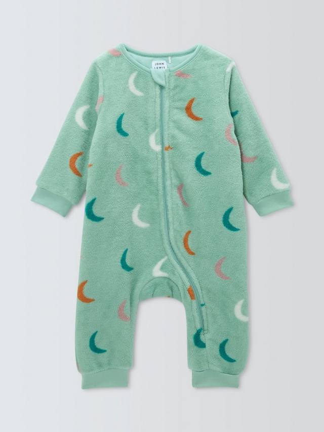

Детский комбинезон с молнией Baby Moon John Lewis, Aqua