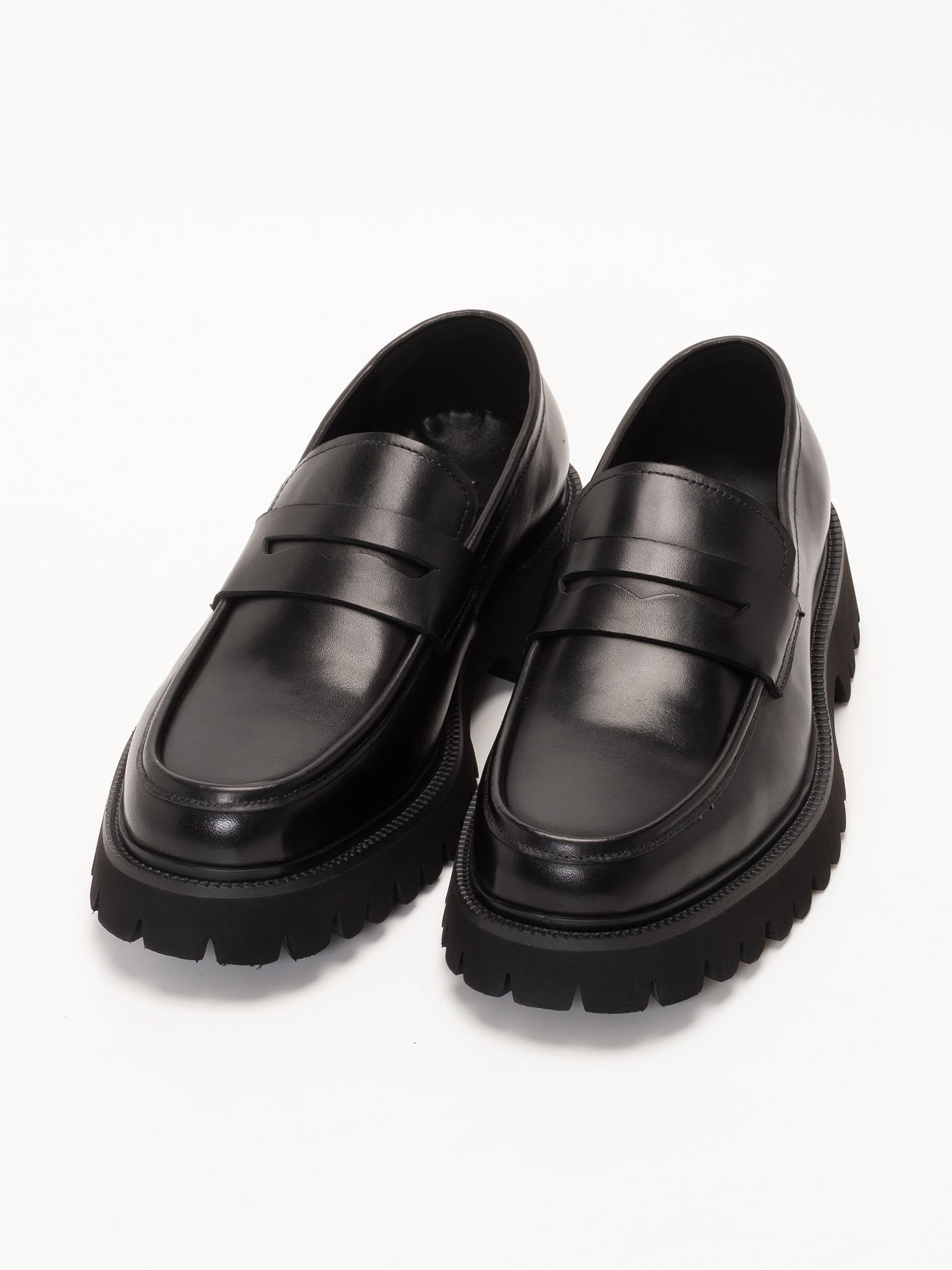 Лоферы на платформе LUCIUS, Black — фото 4