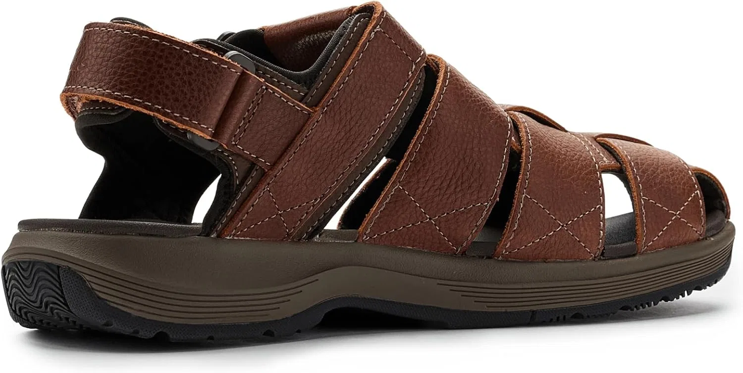 Спортивные сандалии Clarks, темно-коричневая кожа — фото 3