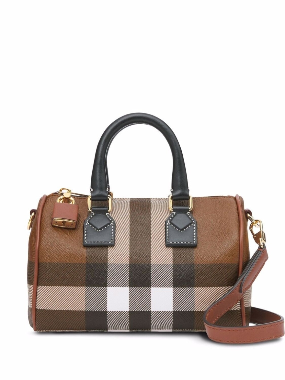 

Мини-сумка Burberry House Check в клетку, коричневый