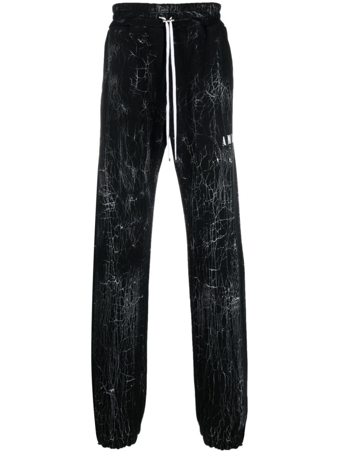 

AMIRI спортивные брюки с эффектом кракле, черный