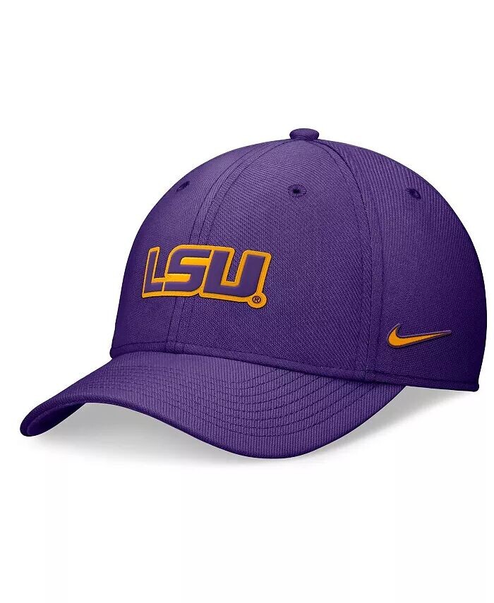 

Мужская фиолетовая кепка LSU Tigers 2024 Sideline Flex Hat Nike, фиолетовый