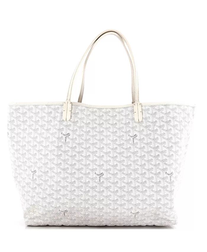 

Сумка-тоут GM Saint Louis с покрытием из холста Pre-Owned Goyard, белый