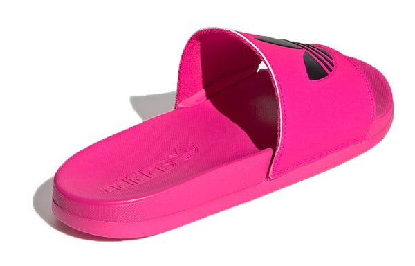 Тапочки originals adilette lite slipper 'pink black' Adidas, розовый — фото 3