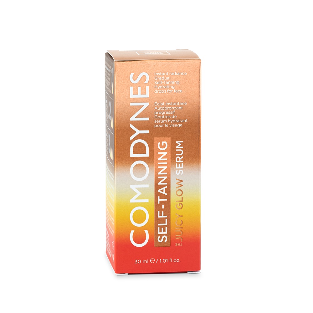 Средство для загара self-tanning juicy glow serum Comodynes, объем 30 мл — фото 2