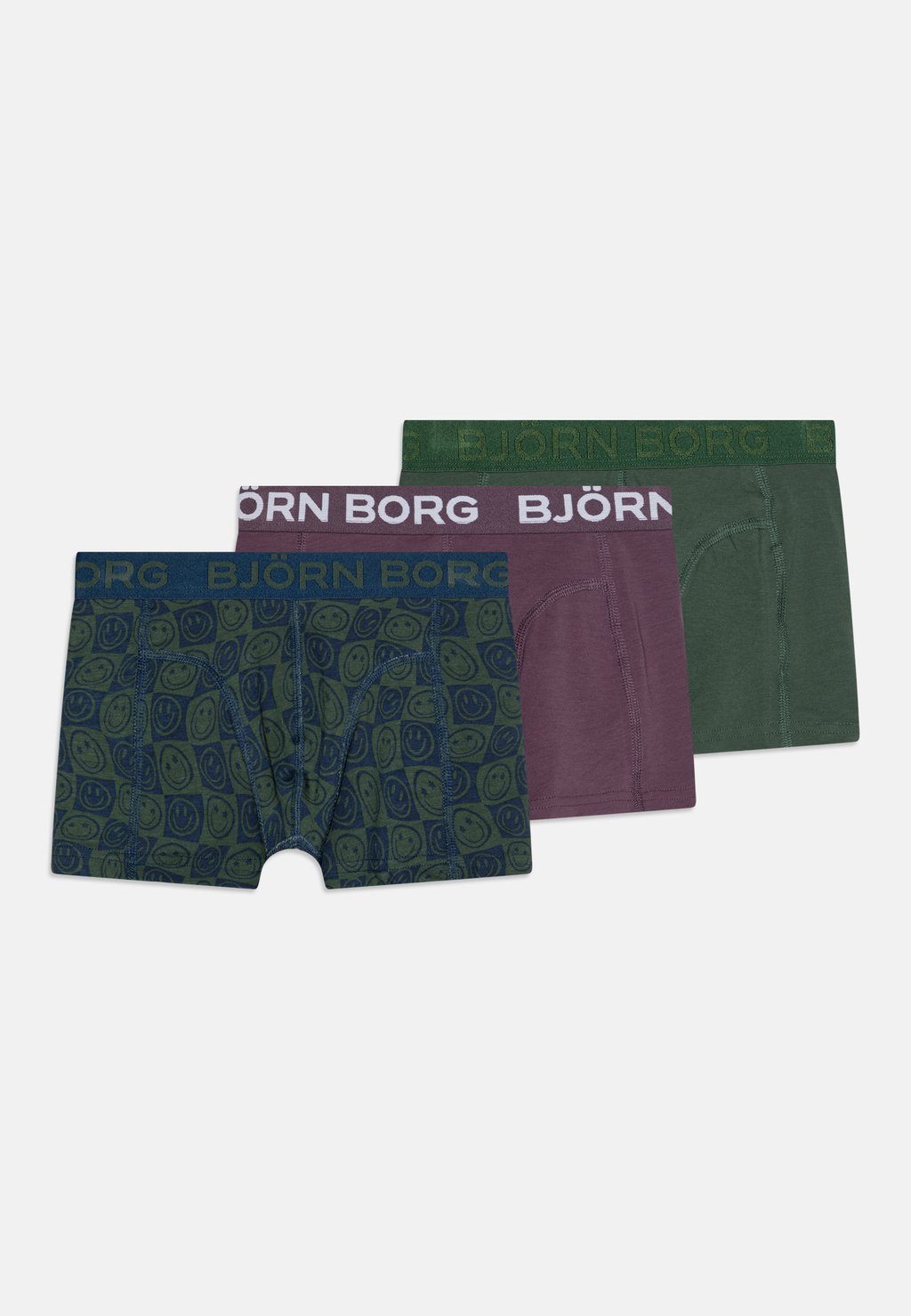 

Брюки-кюлоты 3 PACK Björn Borg, темно-зеленый