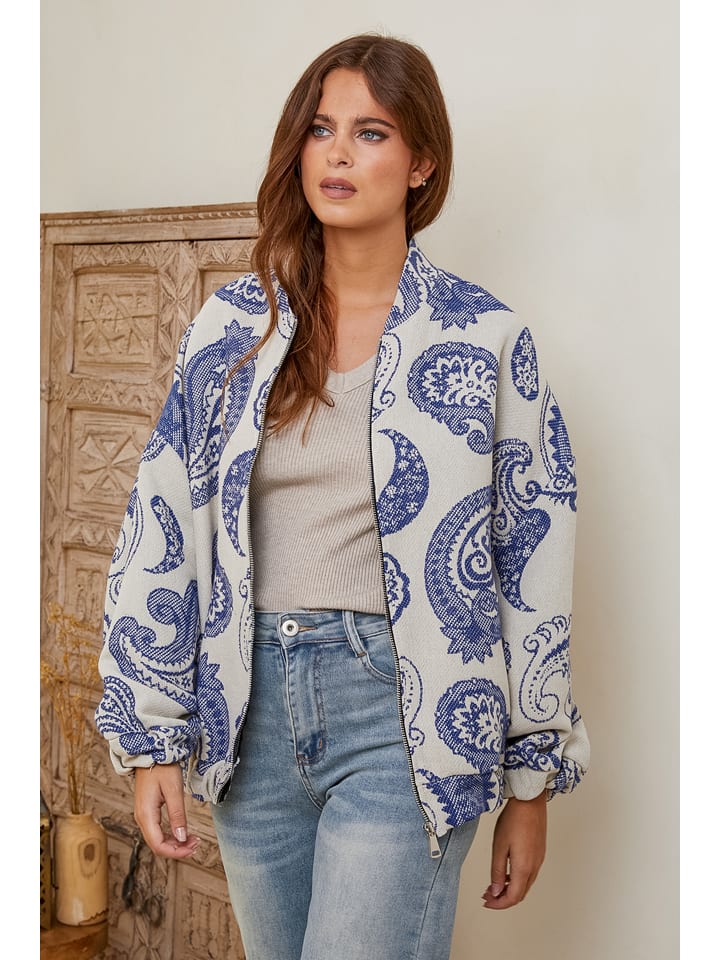 

Переходная куртка Joséfine Übergangsjacke Delia, цвет Weiß/Blau