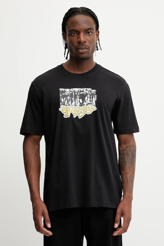 

Хлопковая футболка Q12 TS Crowd Adidas Originals, черный