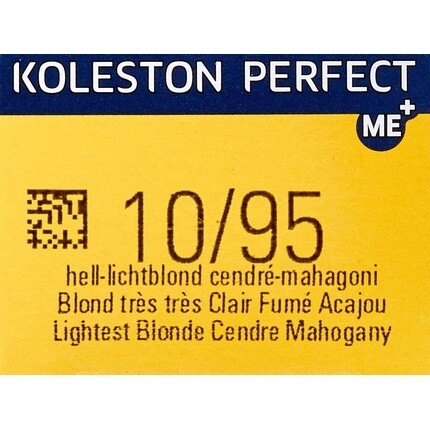 Koleston Perfect Me+ Rich Naturals Перманентная крем-краска для волос 10/95 Светло-русый Cendr?-Mahogany 0,66 кг, Wella — фото 3