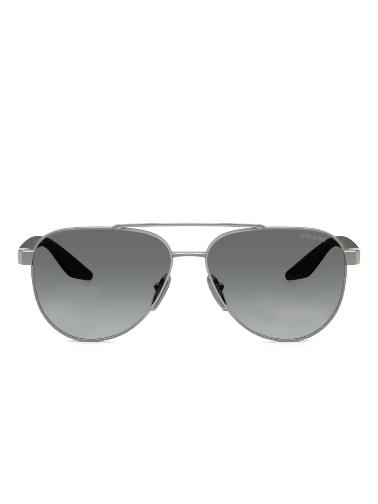 

Prada Linea Rossa pilot-frame солнцезащитные очки, серый