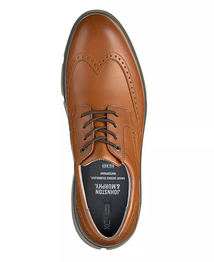 Мужские повседневные туфли XC4 Tanner Wingtip Johnston & Murphy, коричневый — фото 4