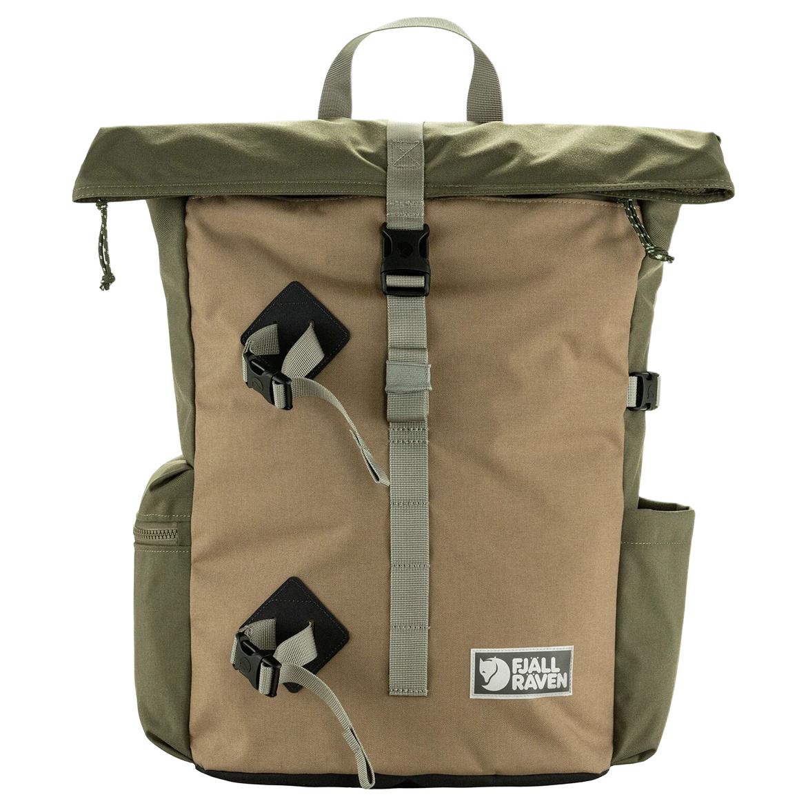 

Fjallraven Полиамидовый рюкзак унисекс зеленый с глиняным оттенком, Green Clay Tone