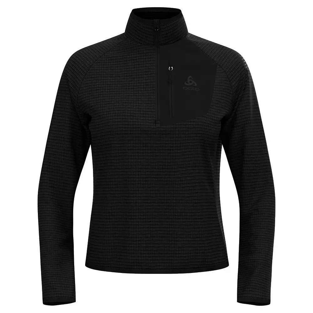 

Толстовка Odlo Ascent half zip, черный