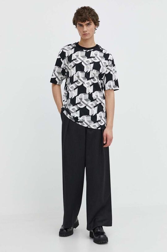 

Хлопковая футболка Karl Lagerfeld Jeans, черный