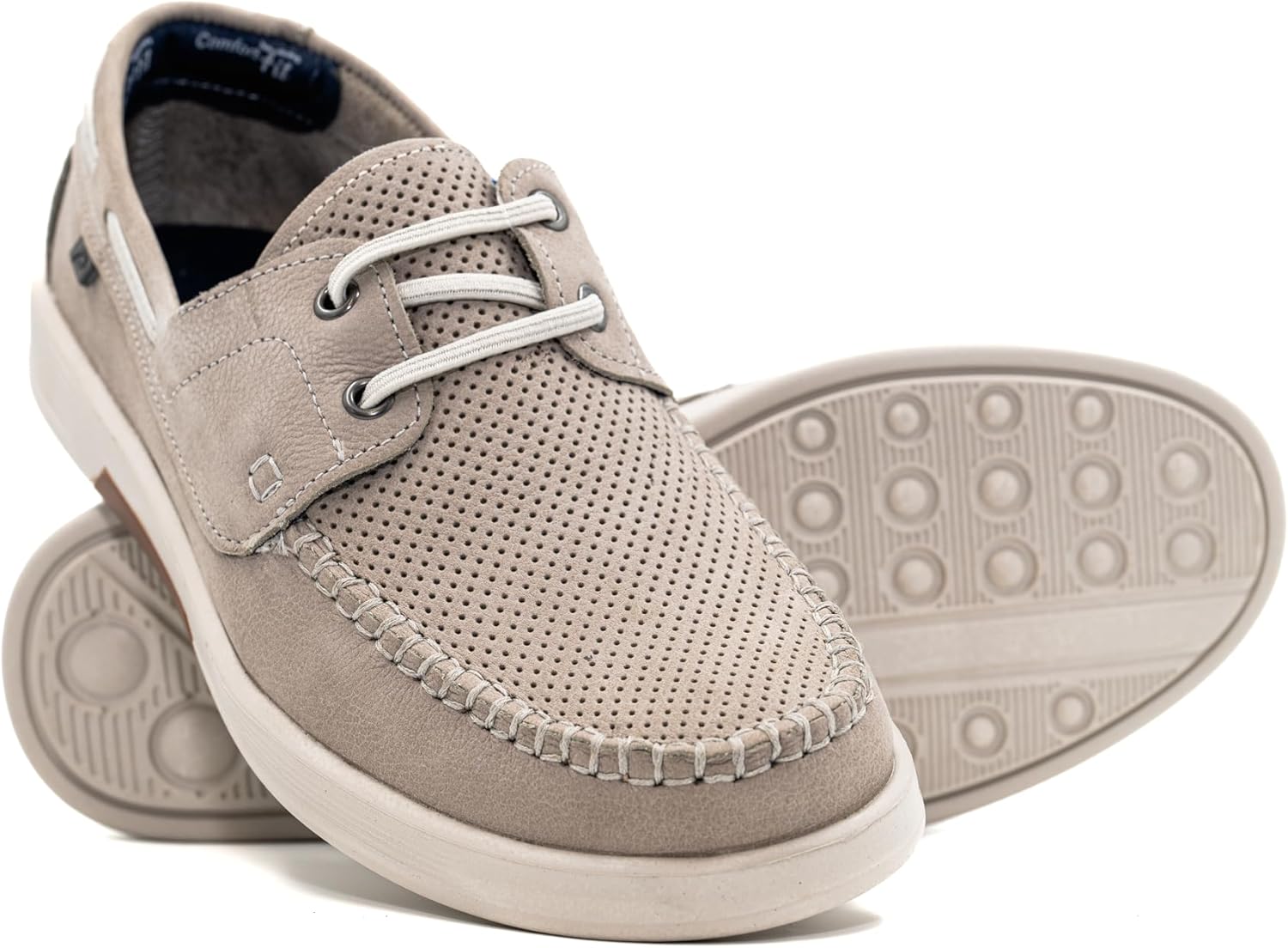 

Мужские повседневные кожаные туфли PEGADA, коричневые перфорированные лоферы с мемори-пеной, удобные мокасины-слипоны для вождения, модель 142302