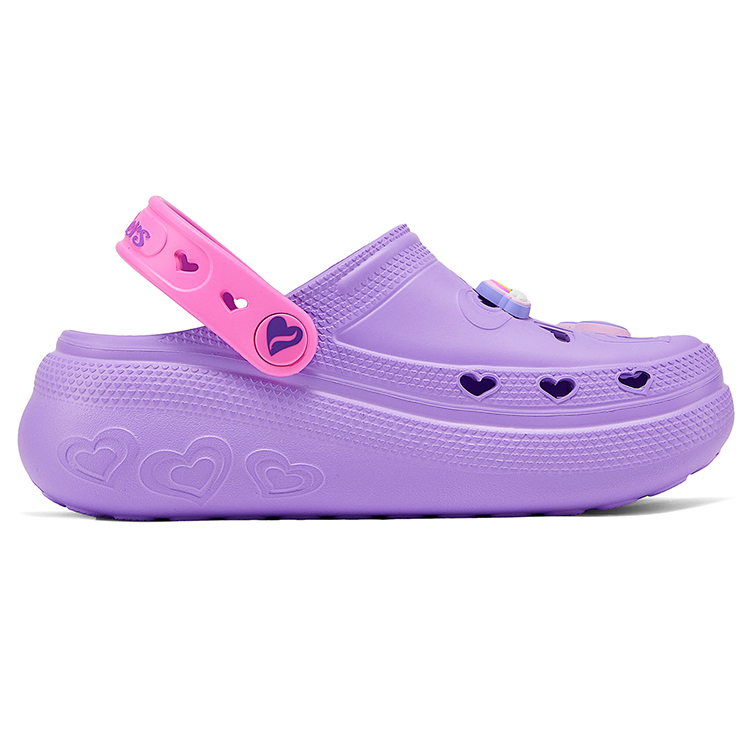 Skechers Kids Сандалии Abrasion Resistant Breathable Slip Resistant Low Top Sandal Lavender Kids' — фото 2