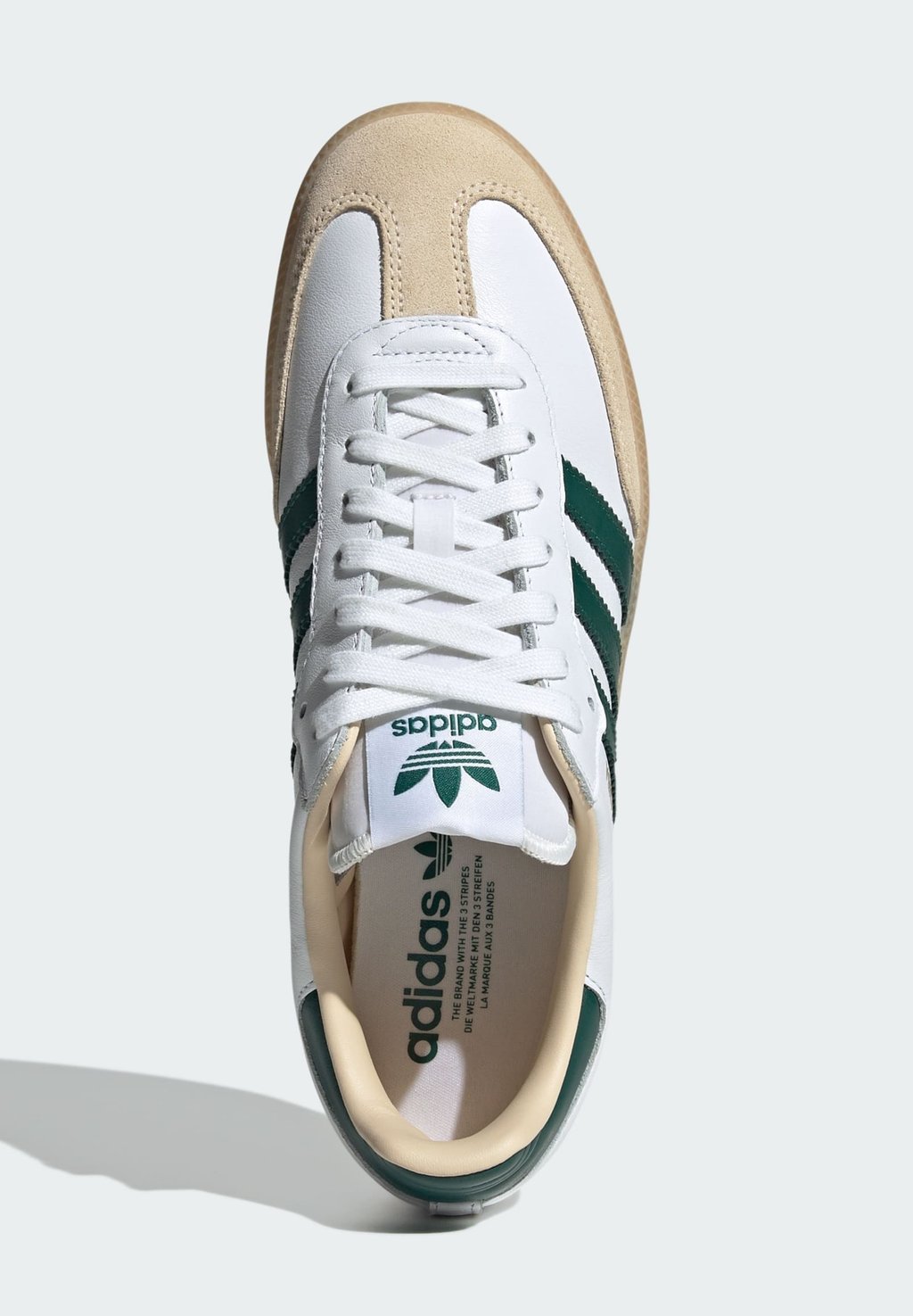 Кроссовки SAMBA UNISEX Adidas Originals, кремовый — фото 3