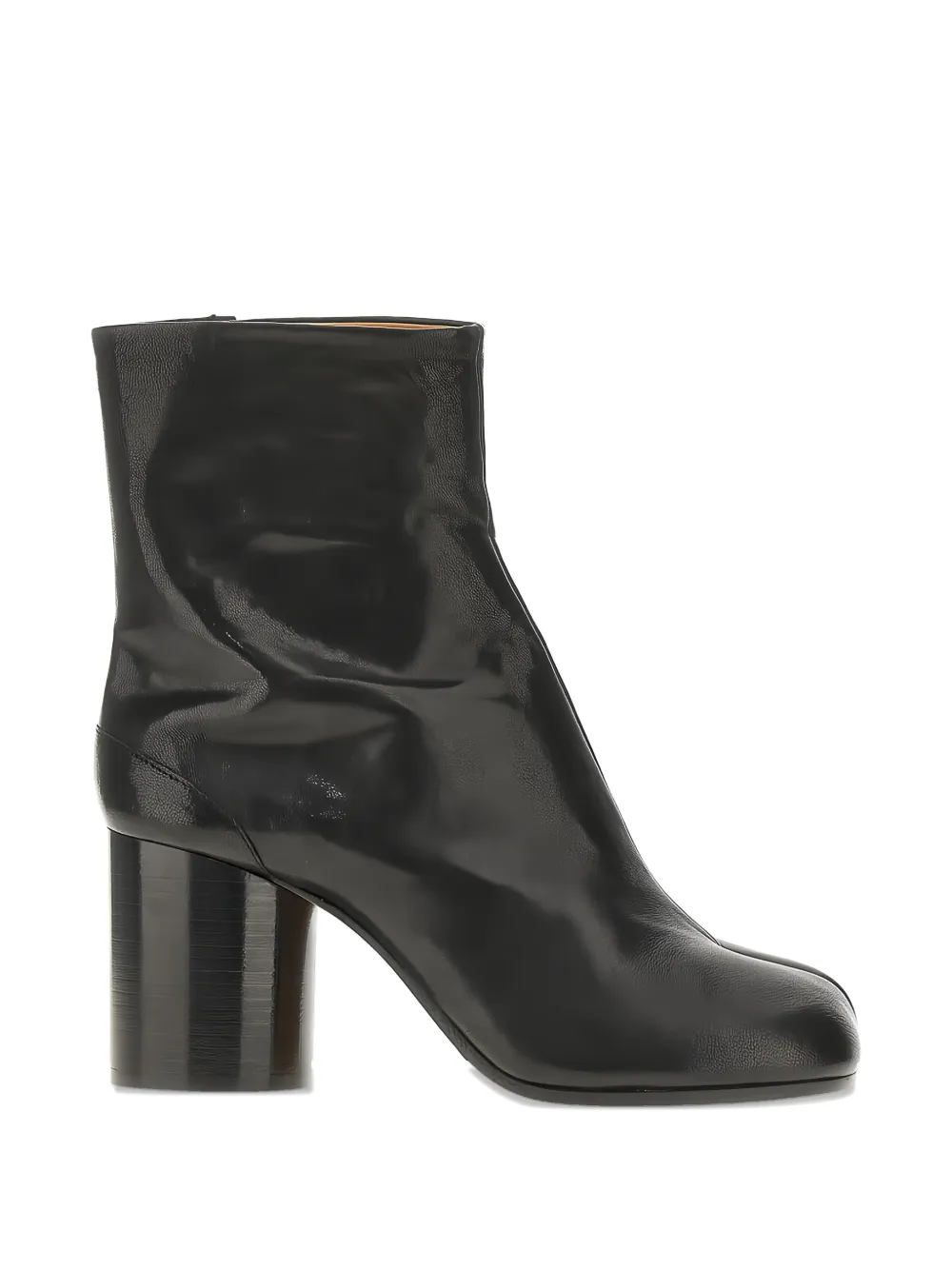 Ботильоны на каблуке с носком "таби" Maison Margiela, черный