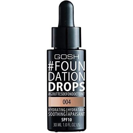

Gosh Foundation Drops Hydrating Spf10 004 Натуральный 30 мл