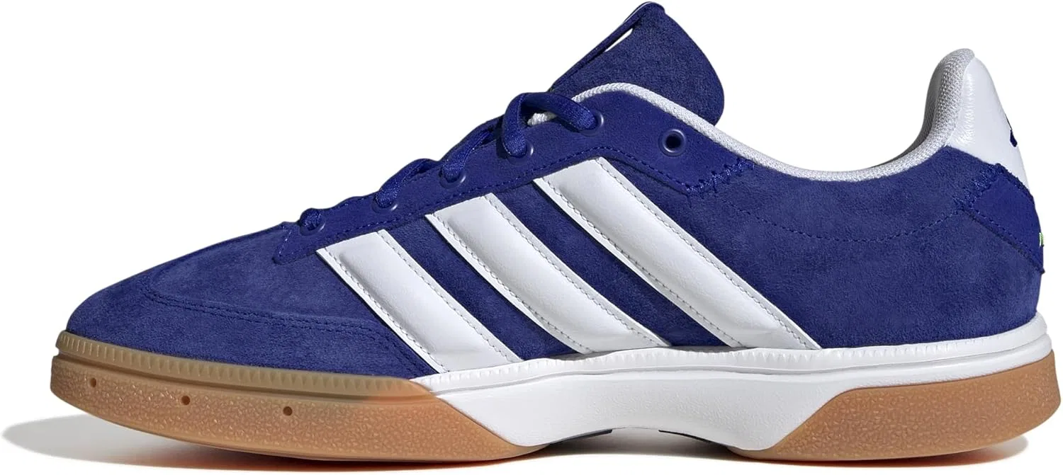 Мужские кроссовки Adidas Specialist для игры в помещении, Blue And White Yellow — фото 2
