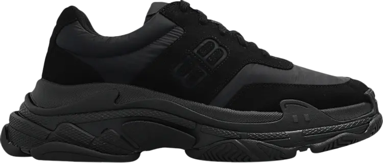 

Кроссовки Balenciaga Triple S Nylon Sneaker 'Black', черный