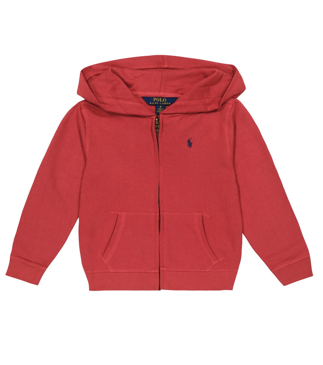 

Худи из смесового хлопка Polo Ralph Lauren, красный