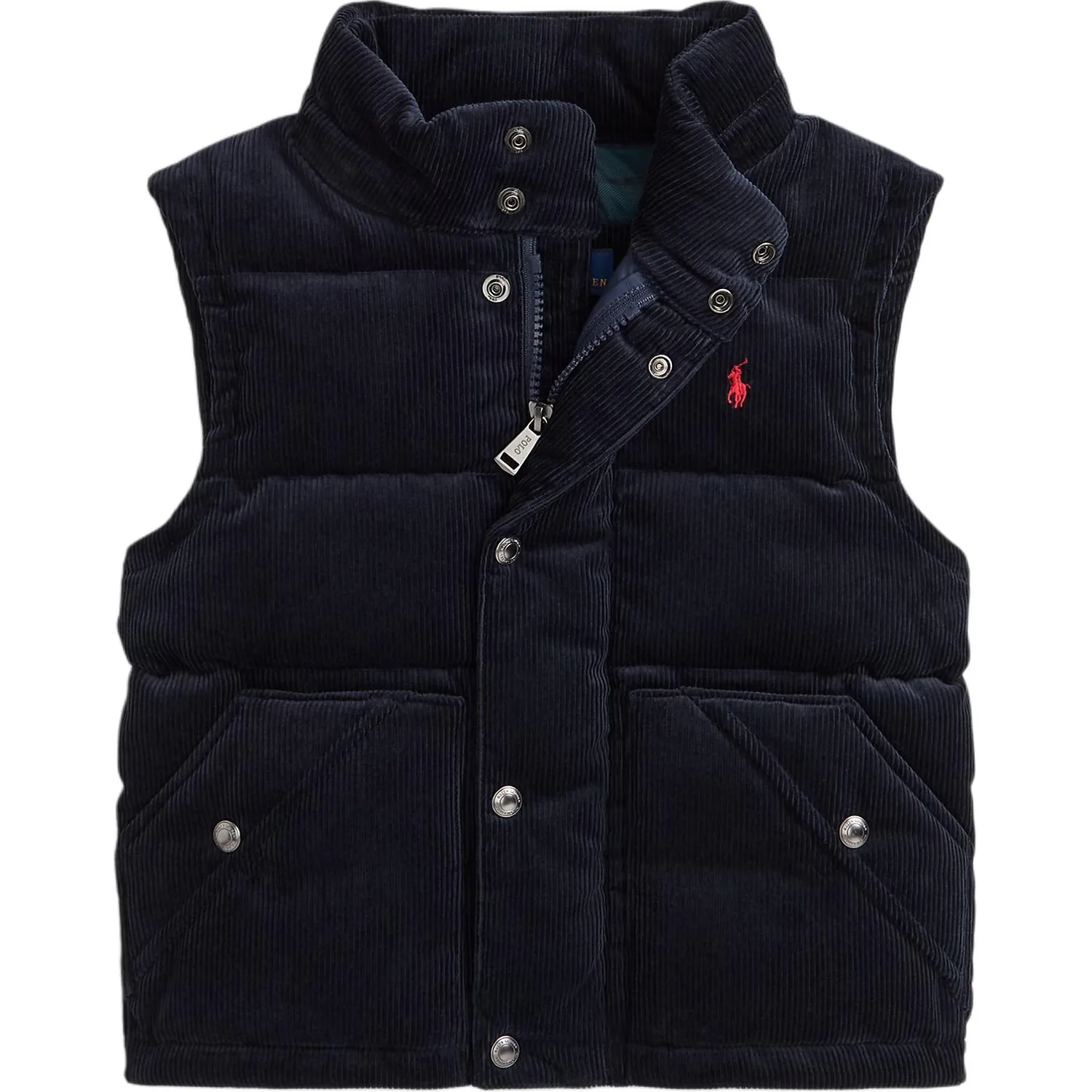 Детская пуховая куртка для детей 3-7 лет Polo Ralph Lauren, морской синий — фото 3