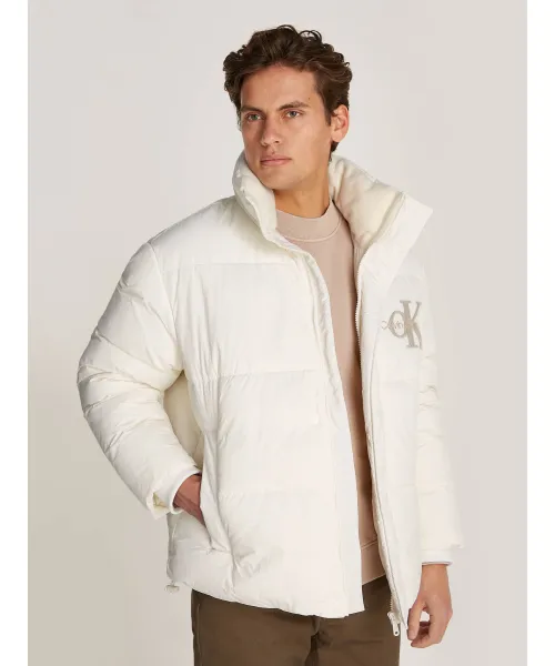 

Пуховик Regular fit Calvin Klein Jeans, бежевый