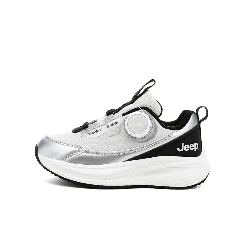Детские кроссовки low top для бега Jeep, Silver Mesh