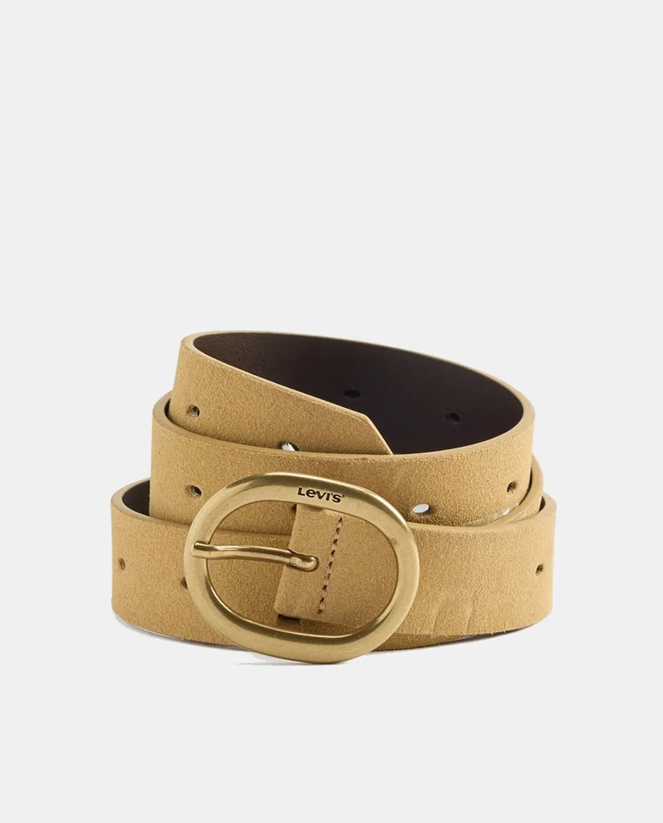 

Пояс с высоким и низким уровнем Levi's, бежевый