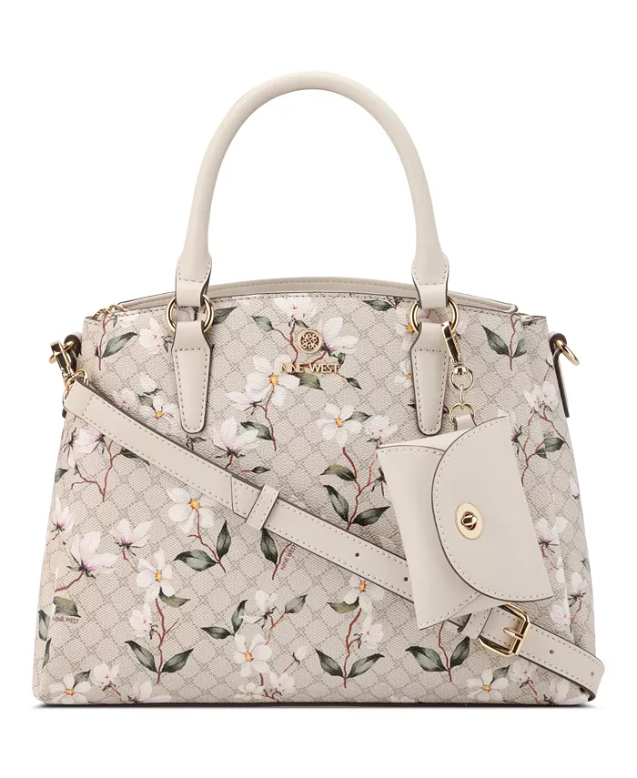 

Сумка-портфель на молнии Siera Top Nine West, мультиколор