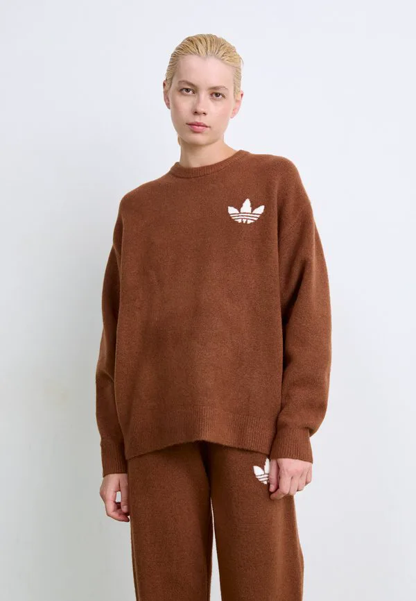 Вязаный джемпер Adidas Originals, Preloved Brown
